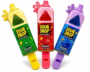 Profisa Sour Drop & Whistle Lollipop 20g &ndash; Coopers Candy