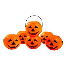 Minihinkar Halloweenpumpor 6-pack – Coopers Candy