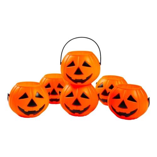 Minihinkar Halloweenpumpor 6-pack – Coopers Candy