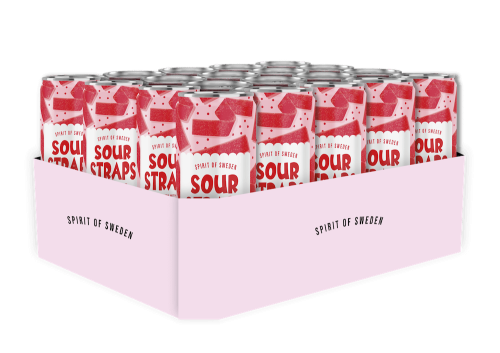 Spirit Of Sweden - Sour Straps Soda 330ml x 24st – Coopers Candy