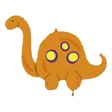 Folieballong Brontosaurus &ndash; Coopers Candy