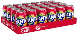 Fanta Fruit Twist 330ml x 24st &ndash; Coopers Candy