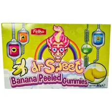 Dr Sweet Peeled Banana Gummies 80g – Coopers Candy