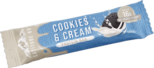 Latitude 65 Proteinbar Cookies & Cream 45g – Coopers Candy