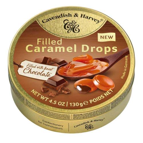 Cavendish & Harvey Caramel Choco Filled Drops 130g – Coopers Candy