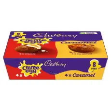 Cadbury Creme and Caramel Egg Mix 8-pack 320g &ndash; Coopers Candy