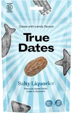 True Dates Salty Liquorice 100g – Coopers Candy