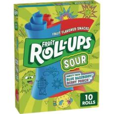Fruit Roll-Ups Sour Blue Raspberry & Berry Punch 141g – Coopers Candy