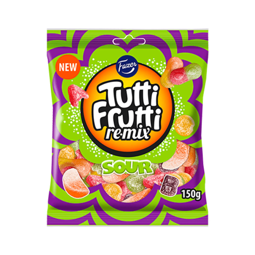 Tutti Frutti Remix Sour 150g – Coopers Candy