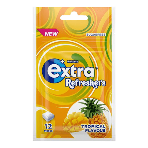 Wrigleys Extra Refreshers Tropical Flavour 26g – Coopers Candy