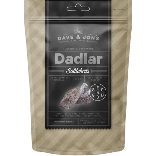 Dave & Jons Dadlar Saltlakrits 125g – Coopers Candy