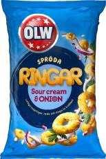OLW Ringar Sour Cream & Onion 85g – Coopers Candy
