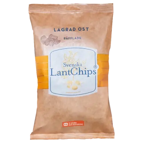 Lantchips Lagrad Ost Räfflade 200g – Coopers Candy