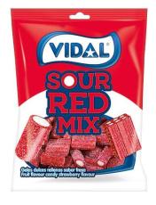 Vidal Sour Red Mix 90g – Coopers Candy