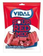 Vidal Sour Red Mix 90g – Coopers Candy