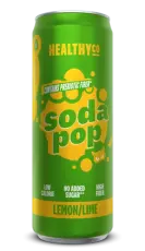 HealthyCo Soda Pop Prebiotic Lemon Lime 330ml &ndash; Coopers Candy