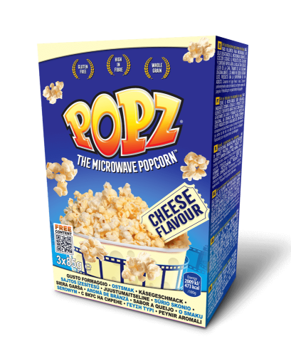 Popz Micropopcorn 3-pack Cheese 255g – Coopers Candy