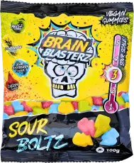 Brain Blasterz Sour Boltz 100g – Coopers Candy
