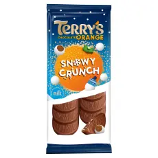 Terrys Chocolate Orange Snowy Crunch Bar 90g &ndash; Coopers Candy