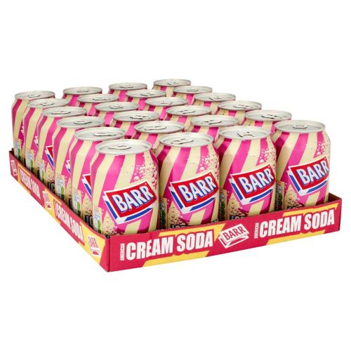 Barr American Cream Soda 33cl x 24st (helt flak) – Coopers Candy