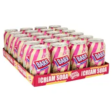 Barr American Cream Soda 33cl x 24st (helt flak) – Coopers Candy