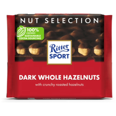 Ritter Sport Dark Whole Hazelnuts 100g – Coopers Candy
