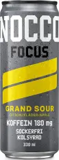 NOCCO Focus Grand Sour - Citron Fl&auml;der &Auml;pple 33cl &ndash; Coopers Candy