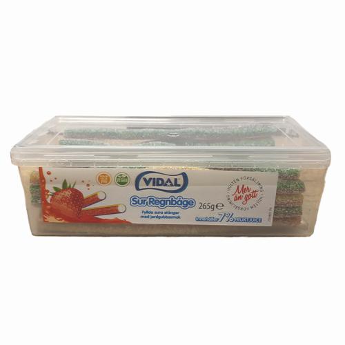 Vidal Sura Regnbågestänger 265g – Coopers Candy