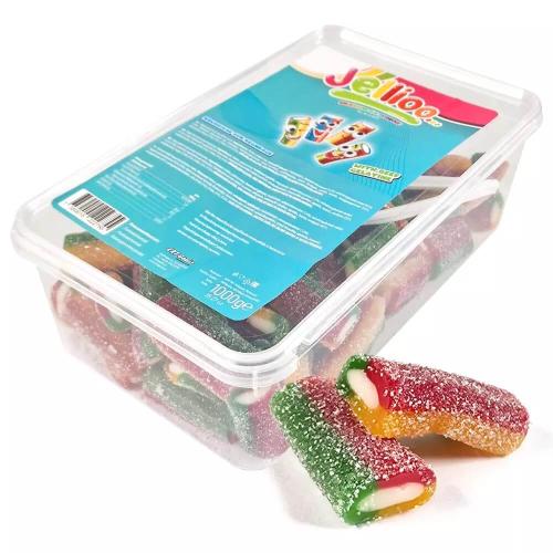 Jellioo Knubbisar Sur Regnbåge 1kg – Coopers Candy