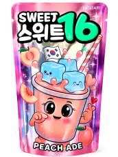 Sweet 16 Peach Ade Zero Sugar 200ml &ndash; Coopers Candy