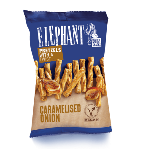 Elephant Pretzel Twist - Karamelliserad Lök 70g – Coopers Candy