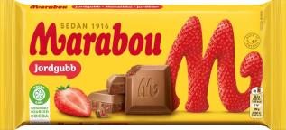 Marabou Jordgubb 185g – Coopers Candy
