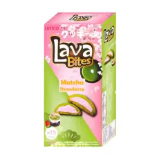 Lava Bites Cookies Matcha Strawberry 150g &ndash; Coopers Candy