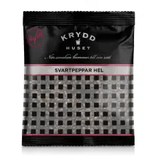 Kryddhuset Svartpeppar hel 210g – Coopers Candy