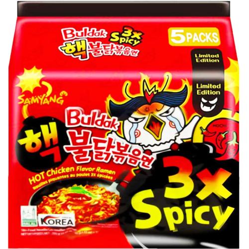 Samyang Buldak Hot Chicken Flavor Ramen 3xSpicy 140g x 5st – Coopers Candy