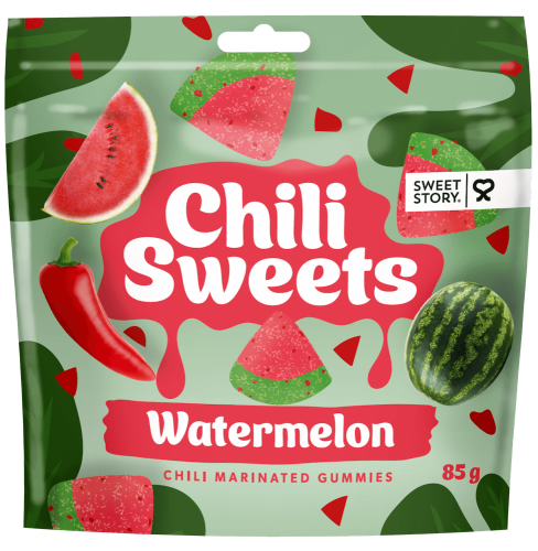 Sweet Story Chili Sweets Watermelon 85g – Coopers Candy