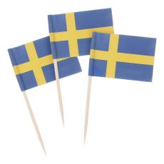 Cocktailflaggor Sverige 50-pack – Coopers Candy