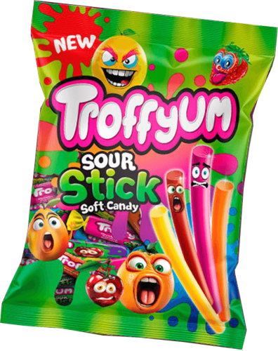 Troffyum Sticks Sour 800g – Coopers Candy