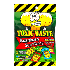 Toxic Waste Extreme Sour Candy Bag 57g – Coopers Candy