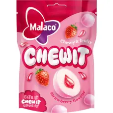 Malaco Chewit Strawberry 115g – Coopers Candy