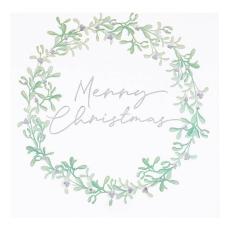 Servetter Merry Christmas Silver/Vit 16-pack – Coopers Candy
