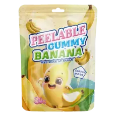 Peelable Gummy Banan 80g – Coopers Candy