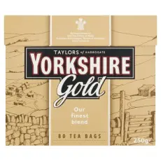 Yorkshire Tea Yorkshire Gold Tea Bags 80s x 5st – Coopers Candy