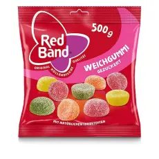 Red Band Sugared Winegums 500g – Coopers Candy