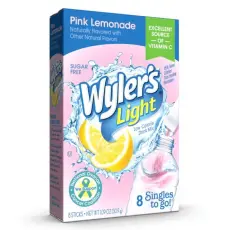 Wylers Light Singles To Go 8-pack - Pink Lemonade – Coopers Candy