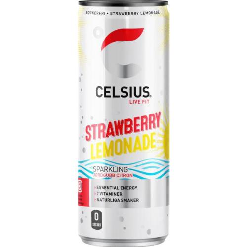 Celsius Strawberry Lemonade 355ml – Coopers Candy