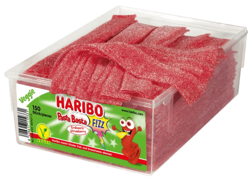 Haribo Pasta Basta Jordgubb 1.125kg – Coopers Candy