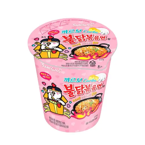 Samyang Buldak Carbo Hot Chicken Flavor Ramen Cup 80g – Coopers Candy