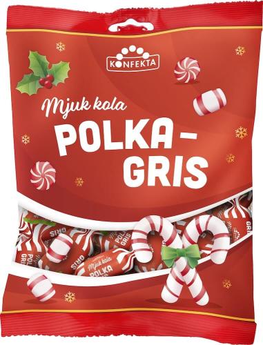 Konfekta Mjuk Kola Polkagris 110g – Coopers Candy