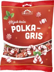 Konfekta Mjuk Kola Polkagris 110g – Coopers Candy